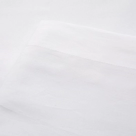 Laken Kayori Shizu Weiß (Perkal)-160 x 260 cm (1-persoon)