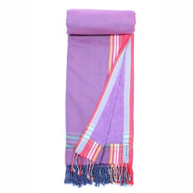 Kikoy Pure Kenya Towel Kaloleni Purple Rouge (Eponge)