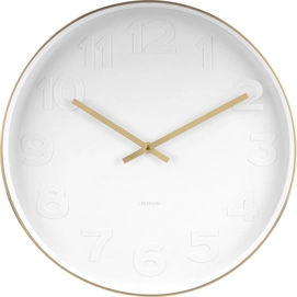 Klok Karlsson Mr. White Brushed Gold 27, 5 cm