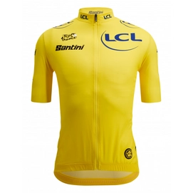 Fahrradtrikot Santini Tour De France Replica Overall Leader Jersey Yellow Herren