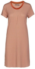 Nightdress Essenza Loreen Striped Short Sleeve Ginger