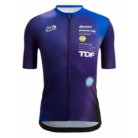 Fietsshirt Santini Men Tour De France Official Lourdes Kit Cycling Jersey Print