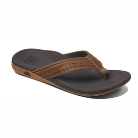 Tong Reef Men Leather Ortho-Spring Brown-Taille 40