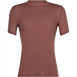 Unterhemd Icebreaker Anatomica SS Crewe Grape Herren