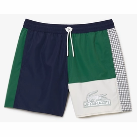 Zwembroek Lacoste Men MH5653 Navy Blue Green-Lapland