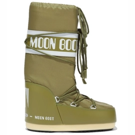 Schneestiefel Moon Boot Nylon Khaki Damen
