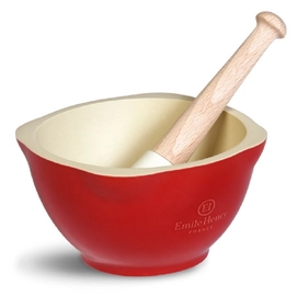 Vijzel en Stamper Emile Henry Grand Cru 14 cm