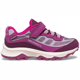 Wandelschoen Merrell Kids MOAB Speed Low Wide A/C Waterproof Grey Berry