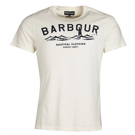 T-Shirt Barbour Men Bressay Tee Whisper White