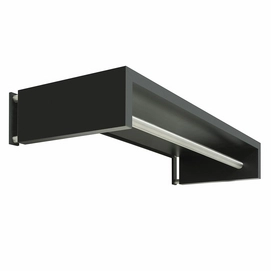Kleiderablage Van Esch Tubulus W Schwarz 120 cm