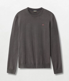 Trui Napapijri Men Droz Crew Neck Dark Grey Solid