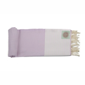 Fouta Call It Nid Abeille Fines Lilas Rose
