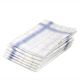 Tea Towel Libeco Parma Light Blue Linen (Set of 6)