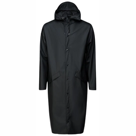 Raincoat RAINS Longer Jacket Black-XXS/XS