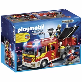 Playmobil Brandweer Pompwagen Met Licht En Sirene 5363
