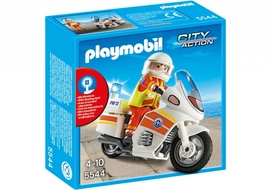 Playmobil Ambulancier op Motor met Zwaailicht 5544