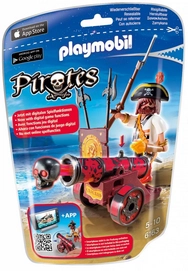 Playmobil Zeerover Met Rood Kanon 6163