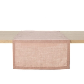 Tischläufer Libeco Polylin Washed Apricot Leinen (2er Set)-51 x 144 cm