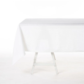 Nappe Libeco Polylin Washed White Lin-160 x 350 cm