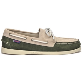 Chaussures Bateau Sebago Homme Portland JIB Green Thyme Taupe-Taille 41