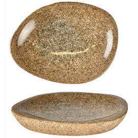 Bord Villa Collection Bark Nature River Stone 20 x 15 cm