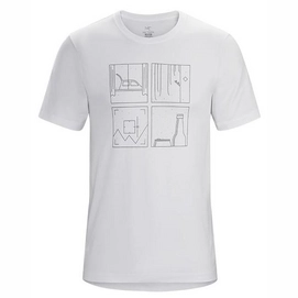 T-Shirt Arc'teryx Men Quadrants SS White