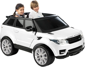 Accuvoertuig Feber Range Rover Sport 12V Wit