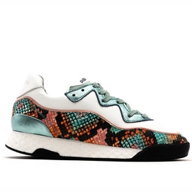 Sneaker Rehab Alexa Snake Mint White Damen