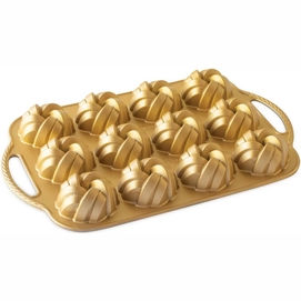 Muffinform Nordic Ware Braided Gold