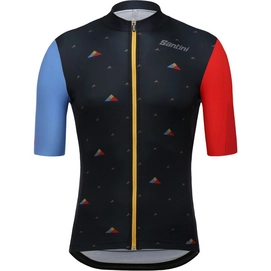 Fietsshirt Santini Unisex C+Rider Shortsleeve Jersey Andorra