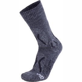Wandelsok Uyn Men Trekking Winter Merino Anthracite Melange Black