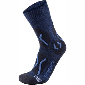 Chaussettes de Marche Uyn Men Trekking Explorer Light Dark Blue Indigo