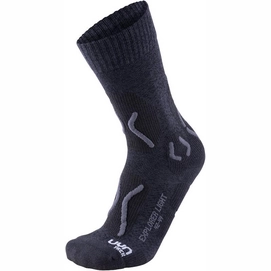 Wandelsok Uyn Men Trekking Explorer Light Charcoal Anthracite
