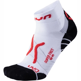 Socken Uyn Run Super Fast White Red Herren