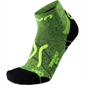 Sokken Uyn Men Run Super Fast Yellow Fluo Melange Black