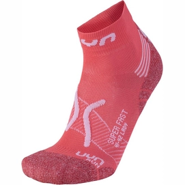 Socken Uyn Run Super Fast Coral White Damen