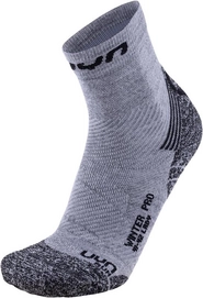 Chaussettes Uyn Women Winter Pro Run Grey Black