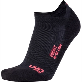 Chaussette de Cyclisme Uyn Femmes Cyclisme Ghost Noir Rose Fluo