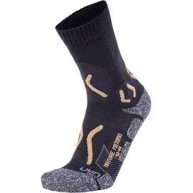 Walking Socks  Uyn Men Trekking Nature Merino Black Sage Green