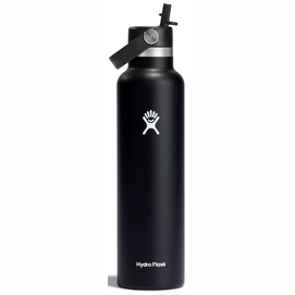 Bouteille Isothrme Hydro Flask Standard Flex Straw Cap Black 709 ml