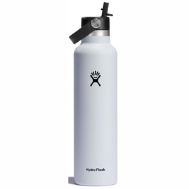 Thermosfles Hydro Flask Standard Flex Straw Cap White 709 ml