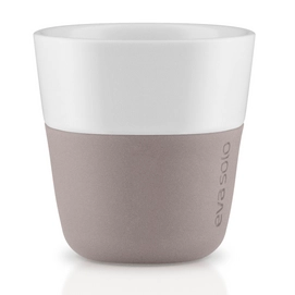 Eva Solo Espresso Tumbler Warm Grey 80 ml (2-teilig)
