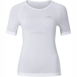 Ondershirt Odlo Womens S/S Crew Neck Evolution X-Light White