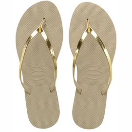 Slipper Havaianas You Metallic Sand Grey/Light Golden