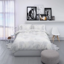 Dekbedovertrek Romanette Santos Offwhite Flanel