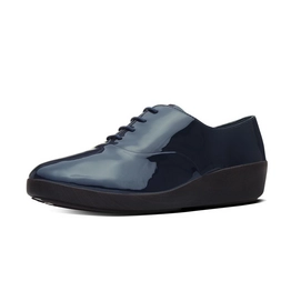 FitFlop F-Pop Oxford Patent Supernavy