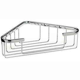 Doucherek Kela Brass 24,5 cm Hoek Silver Shining