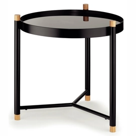 Side Table Kela Oak 45 Black