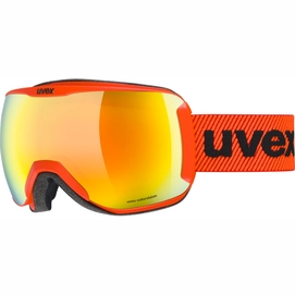 Skibril Uvex Unisex Downhill 2100 CV S2 Fierce Red Mat / Orange Green