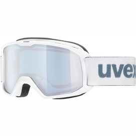 Skibril Uvex Unisex Elemnt FM S2 White Mat / Silver Blue